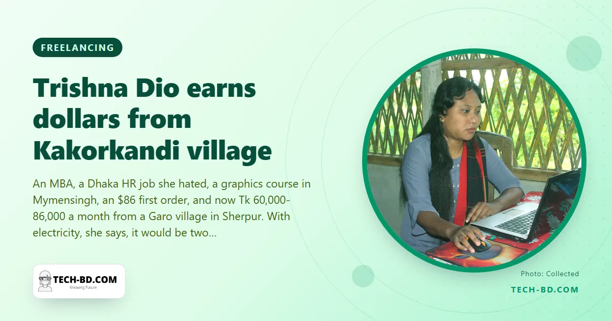 Trishna Dio turned down a job in Australia to earn dollars from Kakorkandi village; load-shedding is her only rival