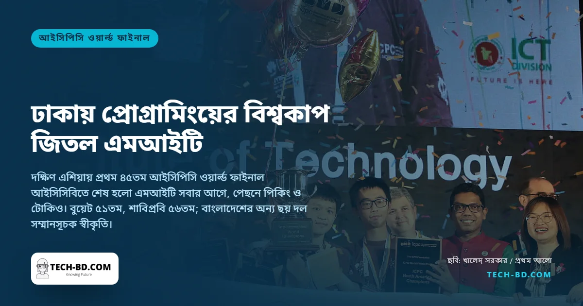 ঢাকায় প্রোগ্রামিংয়ের বিশ্বকাপ জিতল এমআইটি: ১২ সমস্যার ১১টি, ১৩৭ দল, আর বাংলাদেশের আট দল কোথায় শেষ করল
