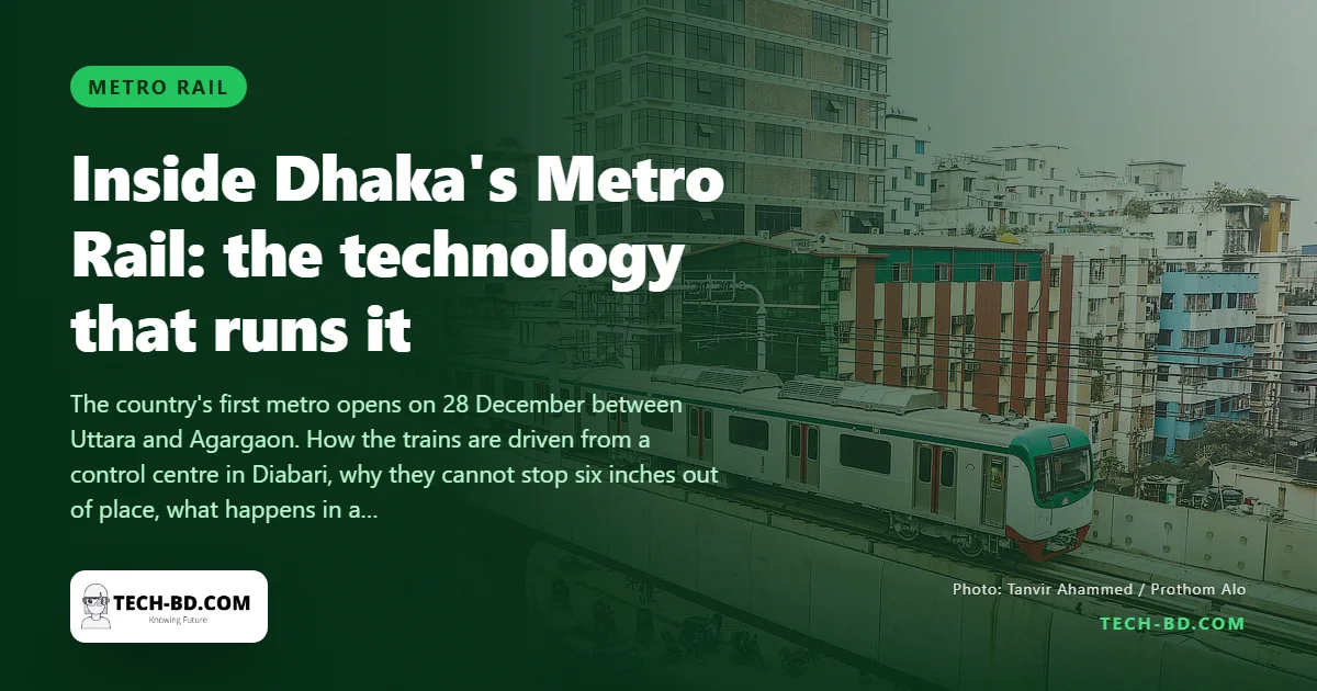 Inside Dhaka's Metro Rail: radio-controlled trains, six-inch stopping accuracy and a card that opens the gate