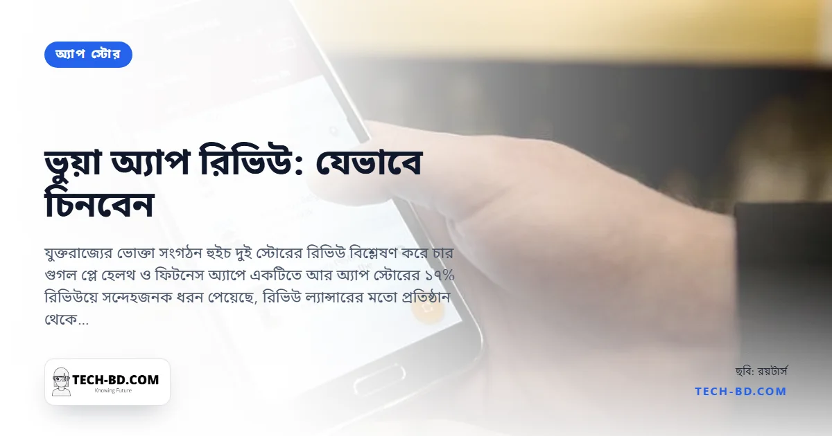 প্লে স্টোরের ফিটনেস অ্যাপের এক-চতুর্থাংশ রিভিউ ভুয়া মনে হয়, অ্যাপলে ১৭%—একটি ভোক্তা সংগঠন ৯ লাখ পড়েছে, যাতে আপনাকে না পড়তে হয়