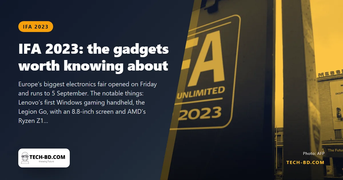 IFA Berlin 2023: Lenovo’s Legion Go handheld, a phone shaped like a purse, a liquid-cooled laptop, a 4K laser projector and a robot vacuum on every stand