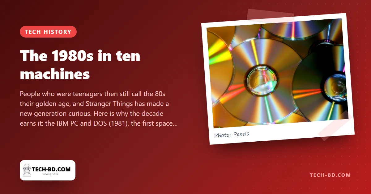 The decade that built the modern desk: Walkman, CD, IBM PC, Macintosh, Windows and the Game Boy — the 1980s in ten machines