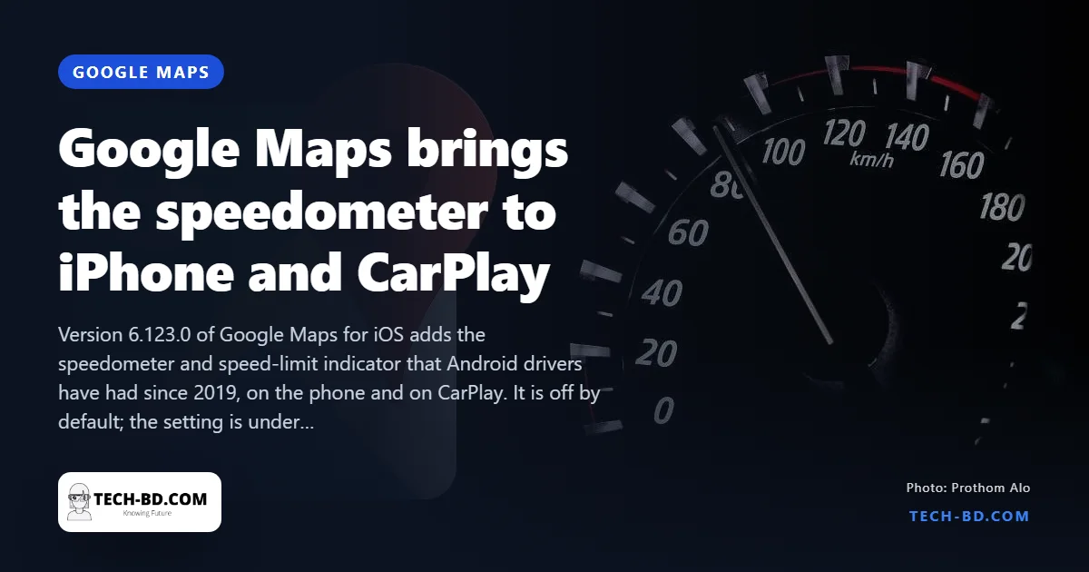 Five years after Android, Google Maps on iPhone finally shows your speed and the speed limit — here is how to switch it on