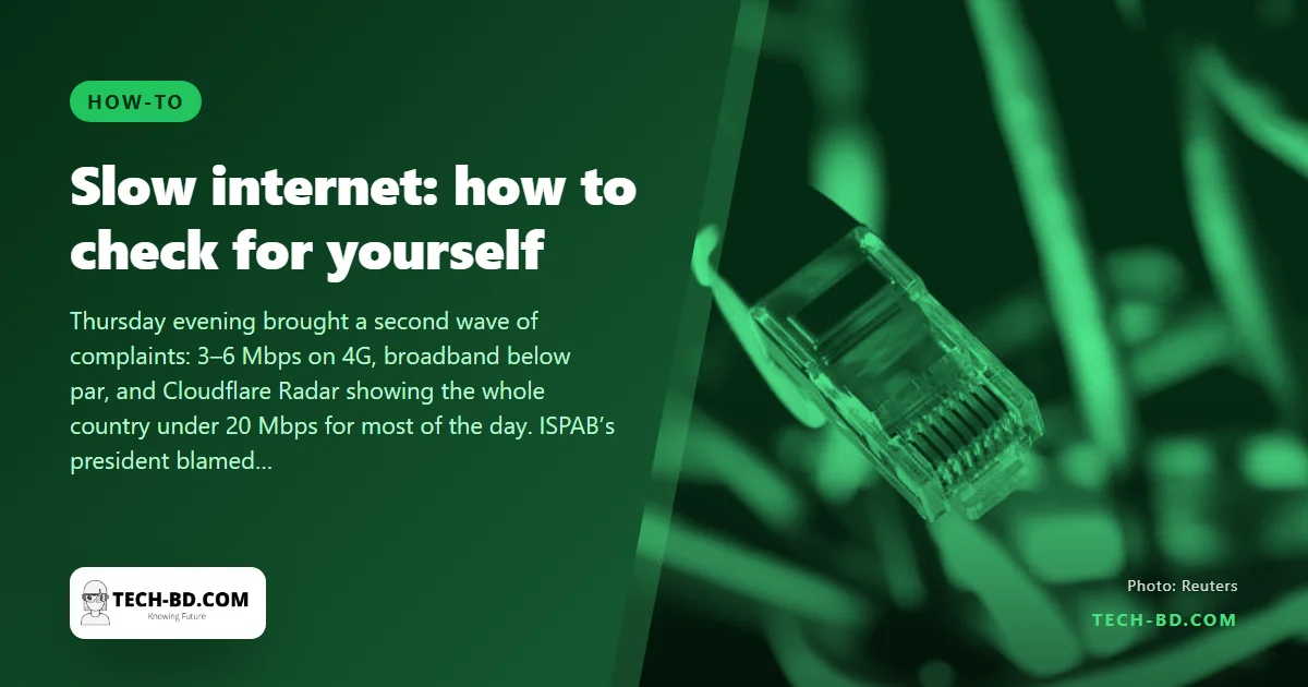 Is the internet slow again, or is it just you? Three free tools that told the story of Bangladesh’s 1 August slowdown