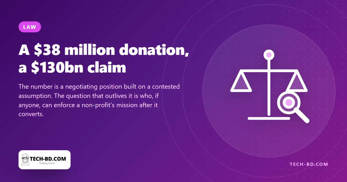 Musk puts $130 billion on his OpenAI grievance — the legal question underneath is one the whole AI industry has been avoiding
