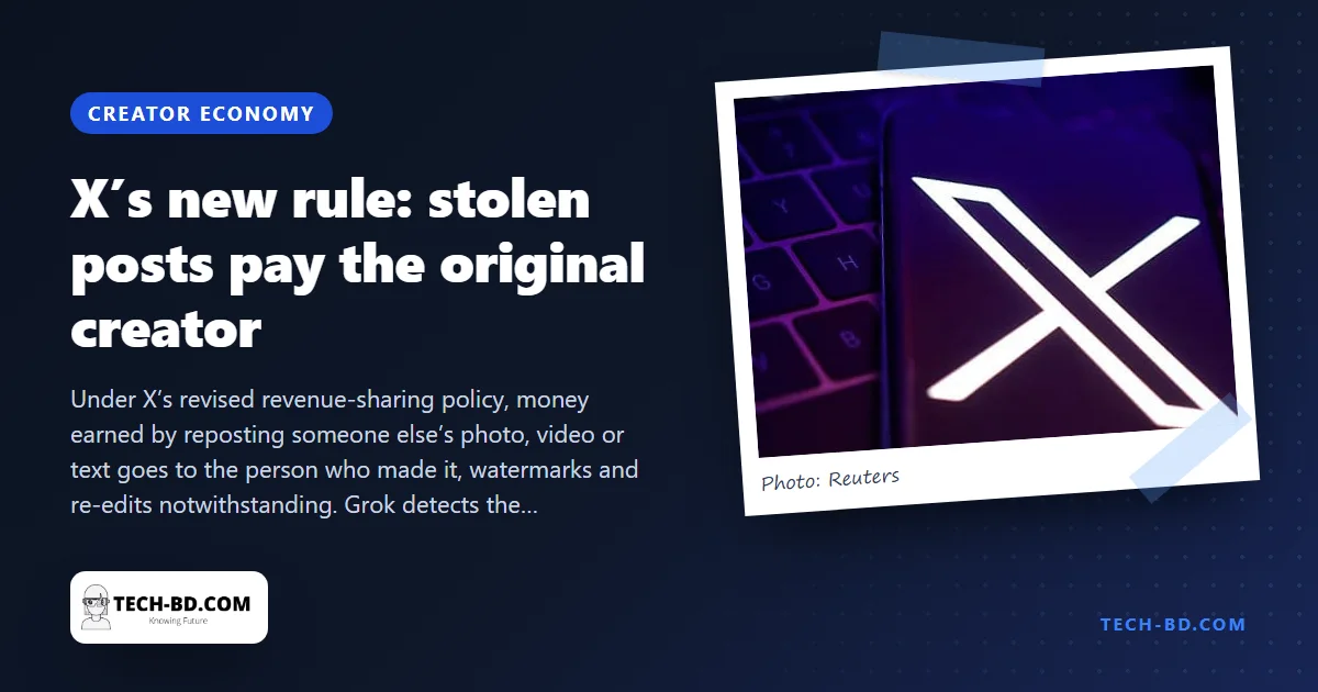 X will pay the original creator when someone else’s repost goes viral — and Grok is the judge