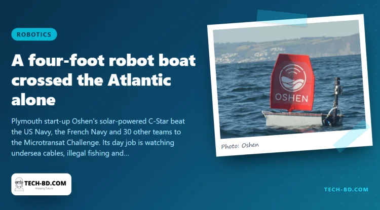 A 1.2-metre robot sailboat just crossed the Atlantic with no one aboard, 129 days and 5,400 km after leaving Gran Canaria. Nobody had managed it in 16 years of trying