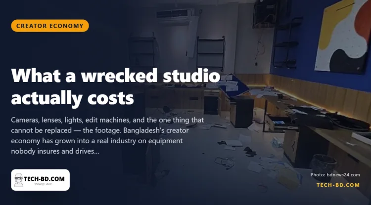 A content business can lose everything in twenty minutes. Almost no Bangladeshi creator is covered for it