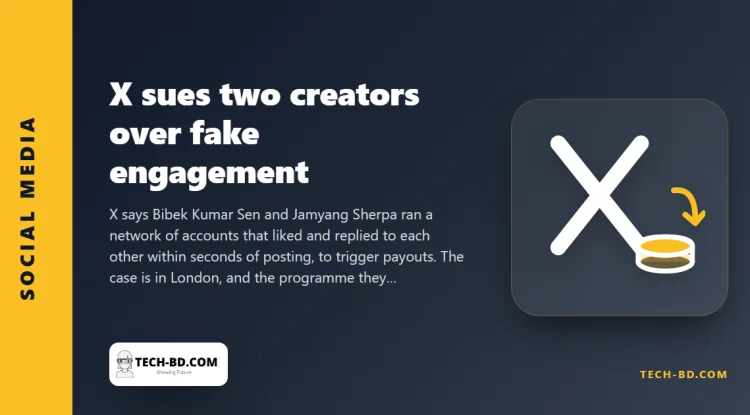 X sues two creators for farming fake likes to milk its revenue-share scheme. If you earn from posts, read the rules that just changed