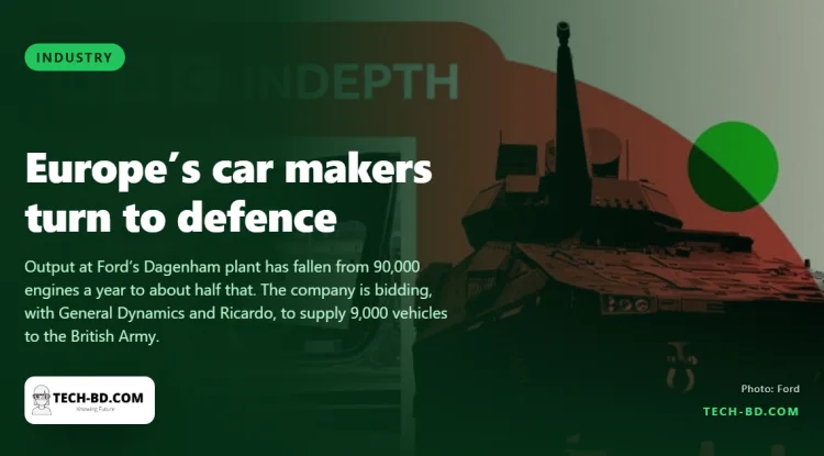 Ford’s Dagenham engine output halved in a decade. Its plan is to build military vehicles instead
