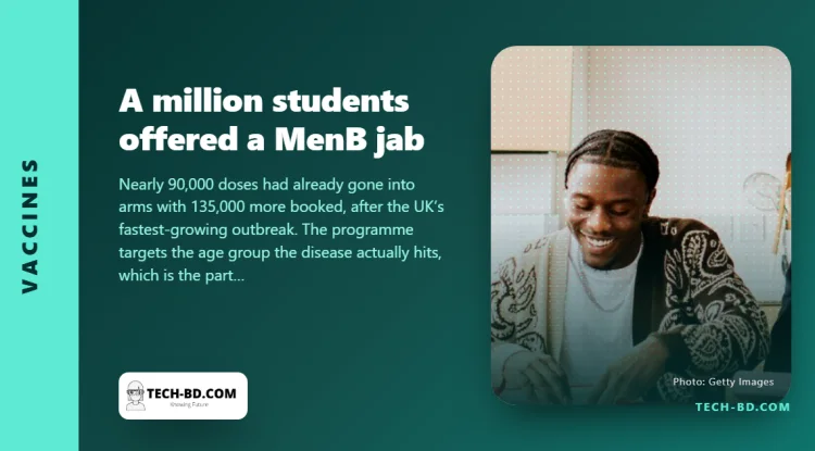 A million young people are being offered a free meningitis B jab after the Kent outbreak