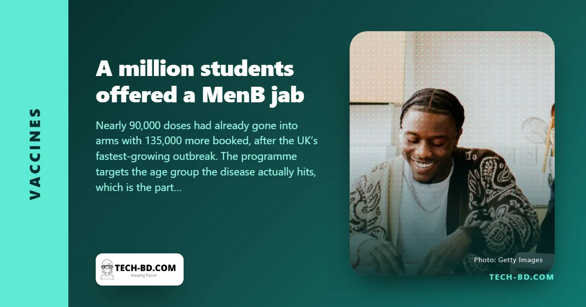 A million young people are being offered a free meningitis B jab after the Kent outbreak