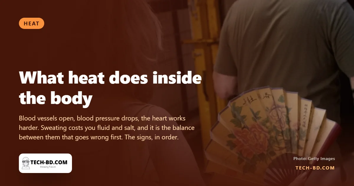 What heat actually does inside the body — and why the salt matters as much as the water
