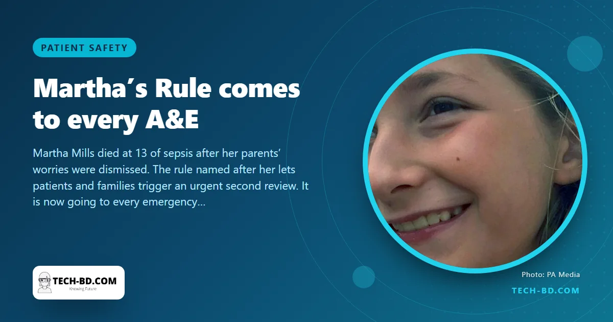 A phone number on the wall of every A&E in England, because a family’s concerns were not listened to
