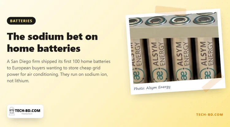 Europe’s heatwave sold a lot of American batteries — and they were not lithium
