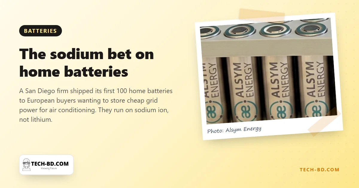 Europe’s heatwave sold a lot of American batteries — and they were not lithium