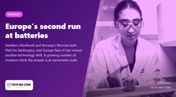 Two European battery champions went bankrupt. The next attempt is being made a billionth of a metre at a time