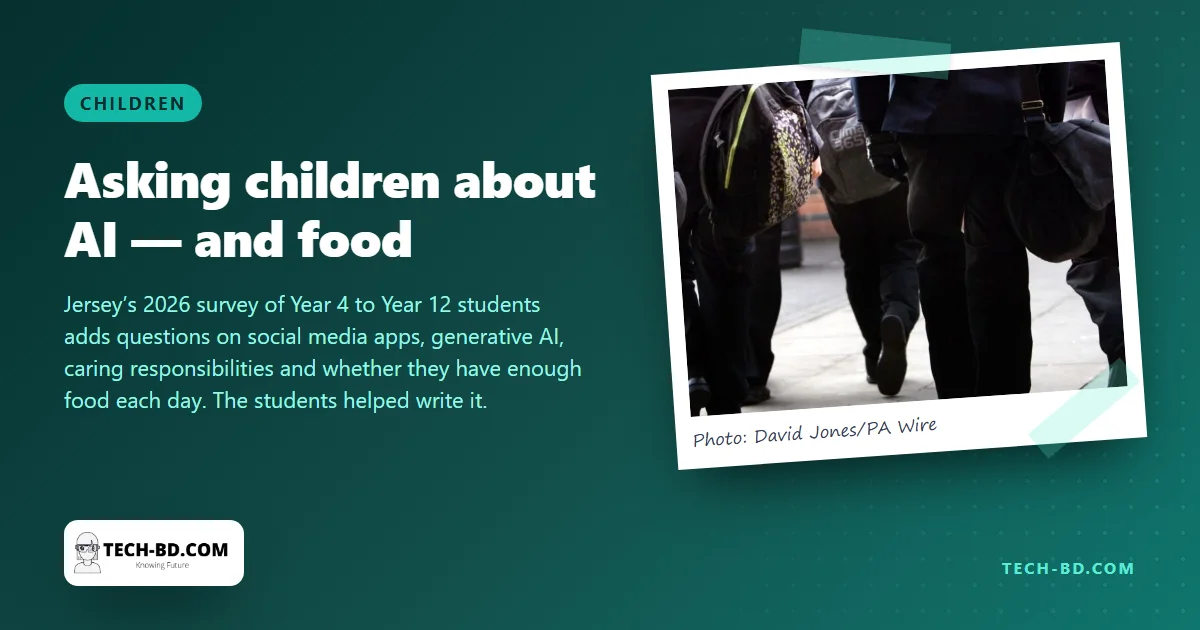 A children’s health survey is asking about AI and food security for the first time