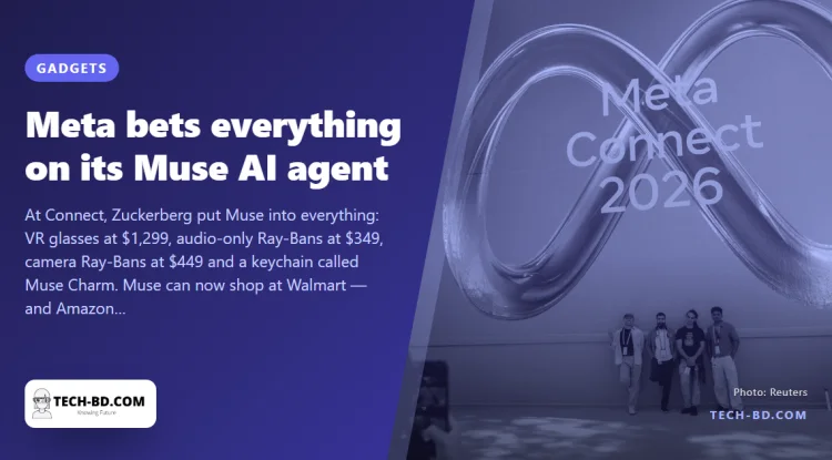 Meta bets everything on Muse: $1,299 VR glasses, camera-free Ray-Bans, and a keychain you talk to