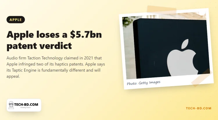 A jury says the buzz in your iPhone belongs to someone else — and put the bill at $5.7bn