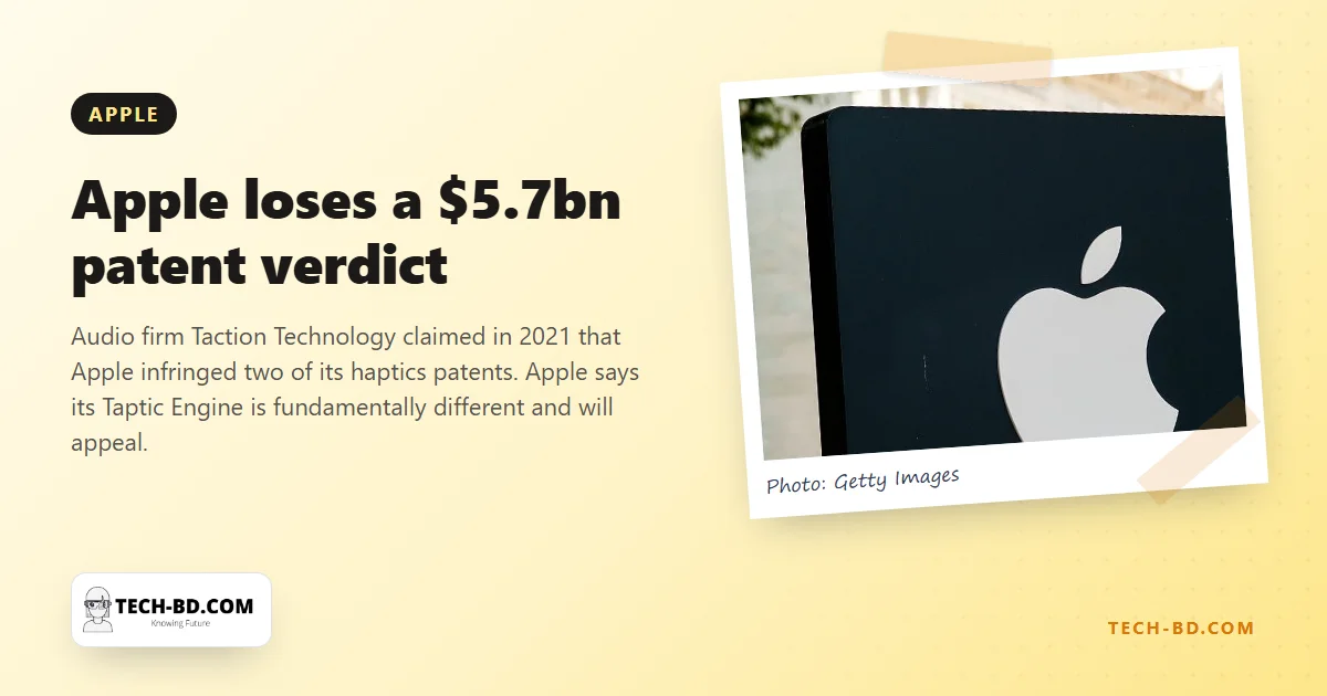 A jury says the buzz in your iPhone belongs to someone else — and put the bill at $5.7bn