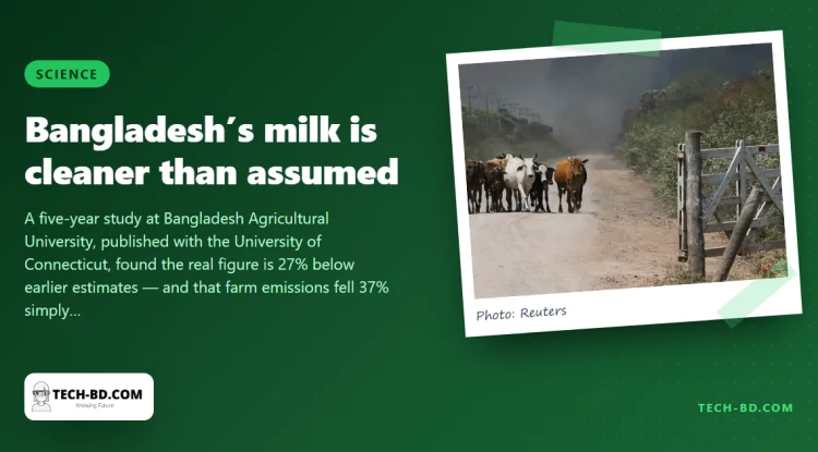 Bangladesh’s dairy carbon footprint is 27% lower than anyone had assumed, and the reason is not what you would guess