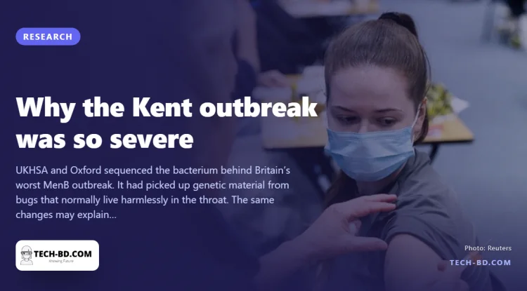 The Kent meningitis bacterium borrowed genes from harmless neighbours — and that is what made it deadly