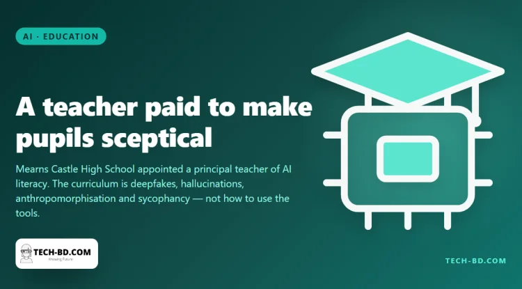 A school has hired a teacher whose whole job is teaching pupils not to trust AI — and the syllabus is the interesting part