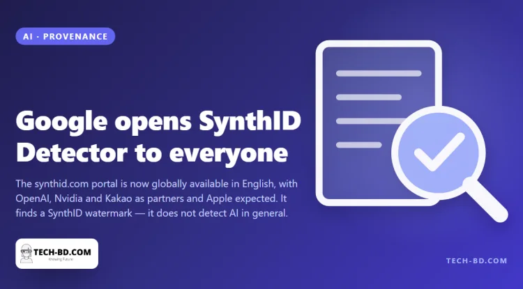 Google has opened its AI-detection portal to everyone, and the thing it actually checks is narrower than the headline suggests