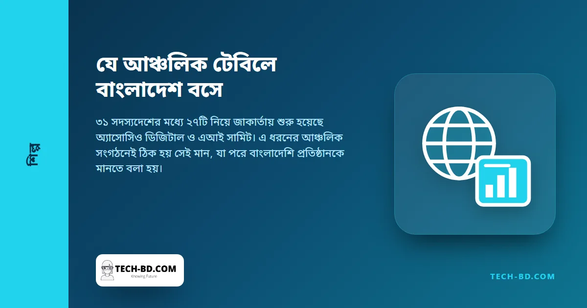 এশিয়ার এআই নিয়ম লিখতে জাকার্তায় বসেছে ২৭ দেশ — আর সেখানে বাংলাদেশের একটি আসন আছে, যার কথা এখানে বেশির ভাগ মানুষ জানেন না