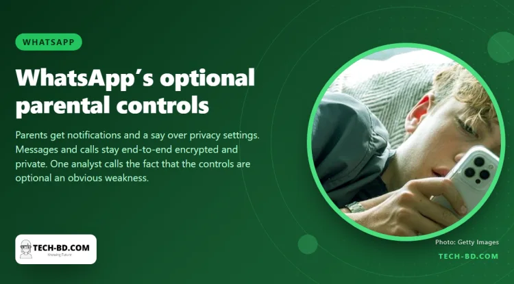 WhatsApp will tell parents when a teenager joins or leaves a group — but will not show them the messages