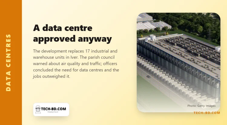 Amazon’s data centre by the M25 was approved over the parish council’s objections, and the reasoning is the interesting part