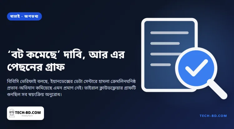 রুশ ডেটা সেন্টারে হামলার পর জেলেনস্কি বললেন ‘বট কমেছে’। সবাই যে গ্রাফটি ছড়ালেন, সেটি গুনছিল অন্য কিছু