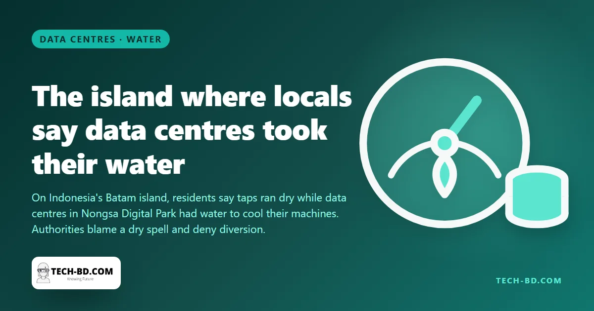 Three hundred people stormed a data-centre compound with empty jerry cans, because their taps had been dry for three months