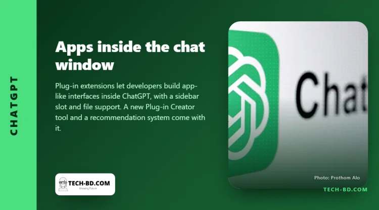 ChatGPT is becoming a place other apps live inside, with their own sidebar space and interactive panels
