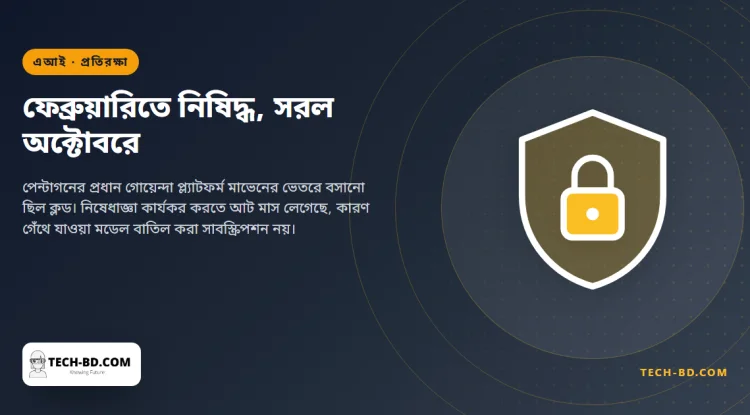 ফেব্রুয়ারিতে অ্যানথ্রপিক নিষিদ্ধ করেছিল পেন্টাগন, ব্যবহার বন্ধ হলো এ সপ্তাহে — সাত মাসের এই ব্যবধানটিই আসল খবর