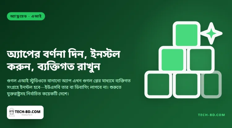 সাধারণ ভাষায় বর্ণনা করা অ্যাপ এবার সরাসরি ফোনে বসিয়ে দেবে গুগল, আর সেটি প্লে স্টোরে কখনো দেখাই যাবে না