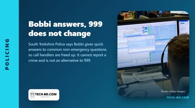 A police force taking 1,000 non-emergency calls a day has put a chatbot on its website. Callers wait 20 minutes
