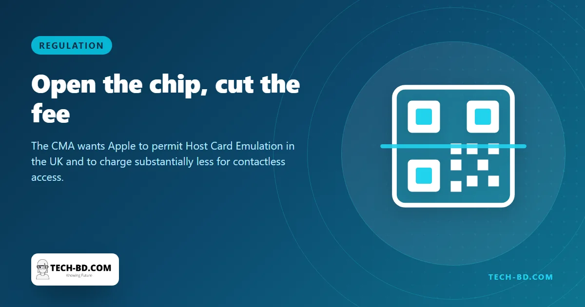 Britain’s regulator wants Apple to open its contactless chip — and to charge much less for it