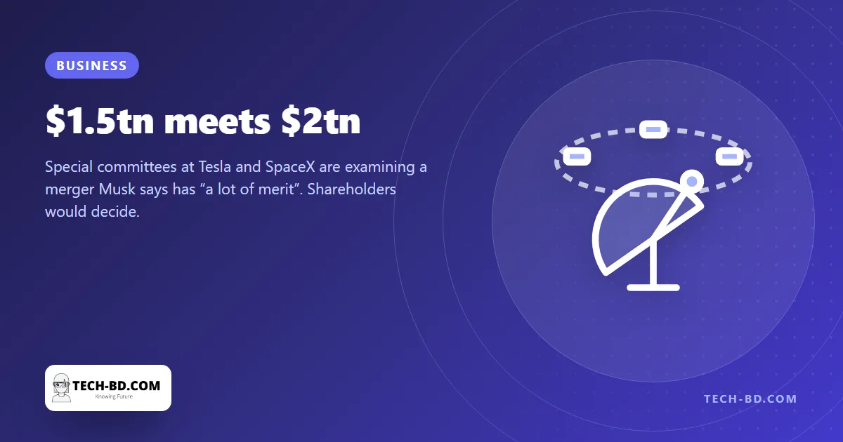 Musk is considering merging Tesla and SpaceX — and SpaceX’s compute business is now bigger than Starlink