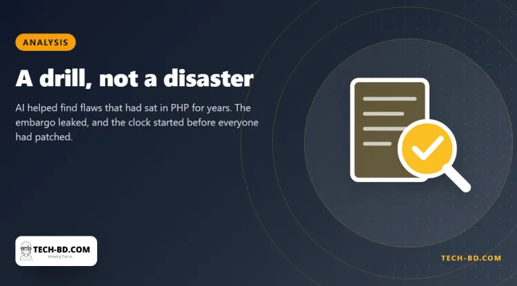 An AI helped find the PHP flaw, the embargo leaked, and the world got a drill instead of a disaster