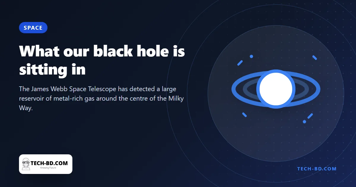 Webb has found a reservoir of metals around the Milky Way’s black hole — and it may explain why ours eats so slowly