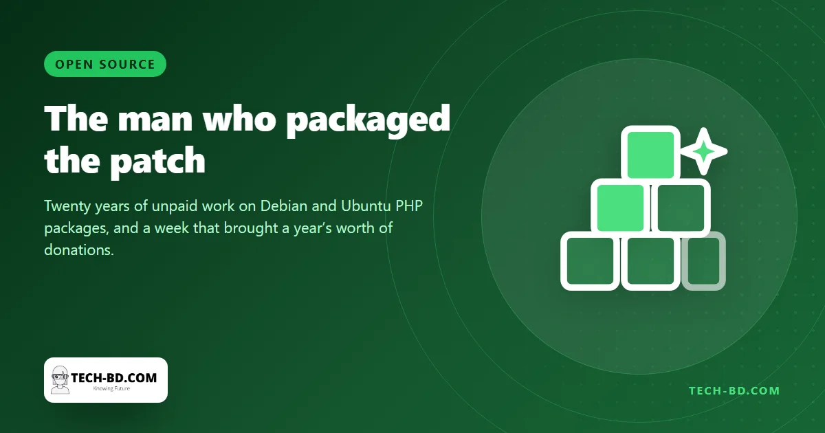 One volunteer turned the PHP fix into something you could actually install — and earned a year’s donations in a week