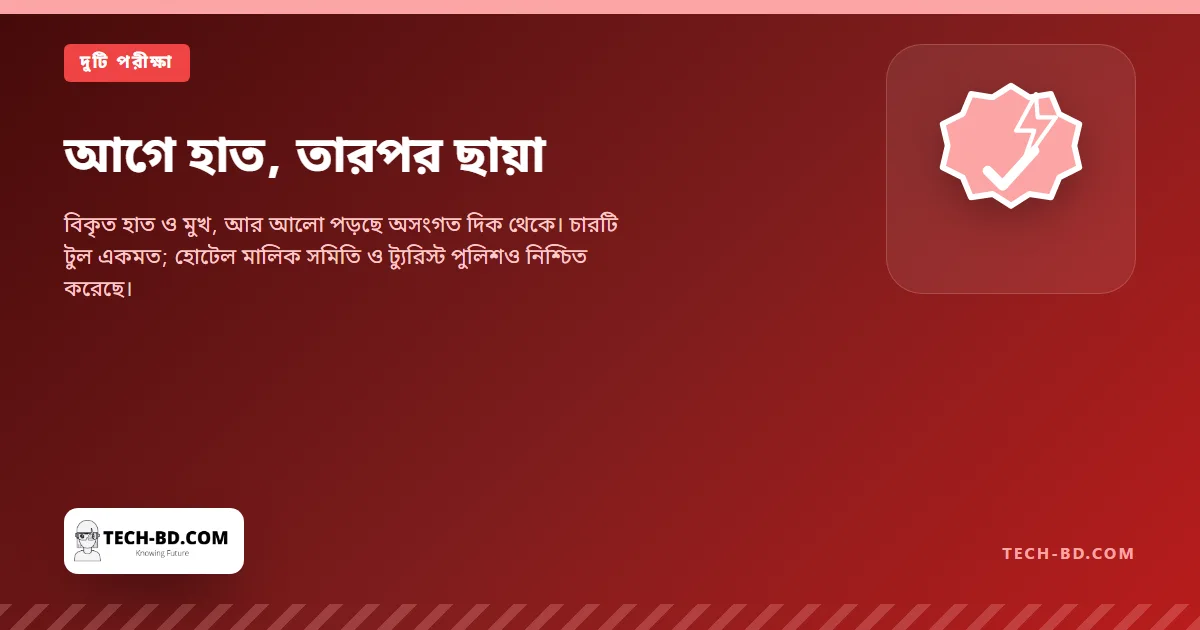 আগে হাত, তারপর ছায়া