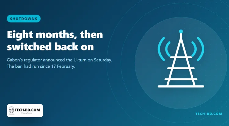 Gabon has switched social media back on after eight months, in a country where blackouts were the old government’s habit