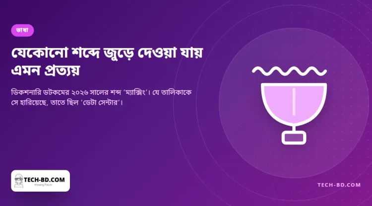 ডিকশনারি ডটকমের বর্ষসেরা শব্দ ‘ম্যাক্সিং’, আর যে সংক্ষিপ্ত তালিকাকে সে হারিয়েছে তাতে ছিল ‘ডেটা সেন্টার’