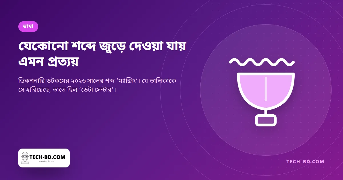 ডিকশনারি ডটকমের বর্ষসেরা শব্দ ‘ম্যাক্সিং’, আর যে সংক্ষিপ্ত তালিকাকে সে হারিয়েছে তাতে ছিল ‘ডেটা সেন্টার’