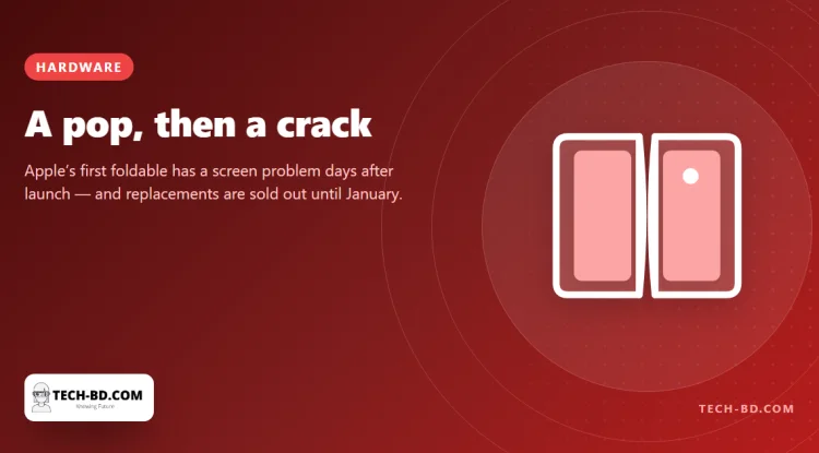 Apple will replace iPhone Duos with cracked inner screens — but the queue for a new one now runs to January, and some of the “proof” circulating online may itself be AI