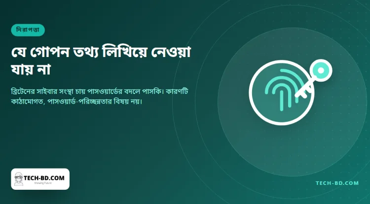 যেখানে পারেন পাসওয়ার্ড ছাড়ুন, বলছে ব্রিটেনের সাইবার সংস্থা—পাসকি আসলে কী, আর যে কথাটি কেউ বলে না
