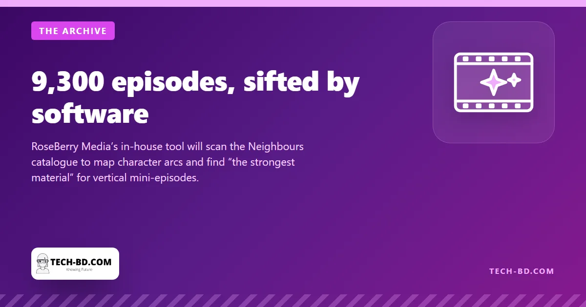 9,300 episodes, sifted by software